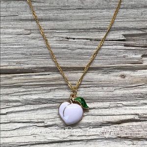 Gold Peach Necklace
